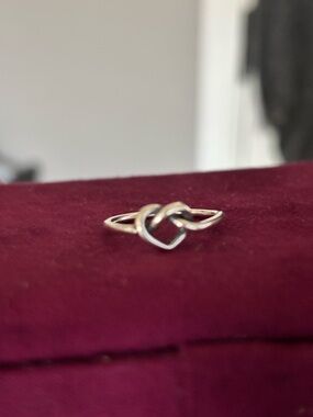 James Avery Silver Heart Knot